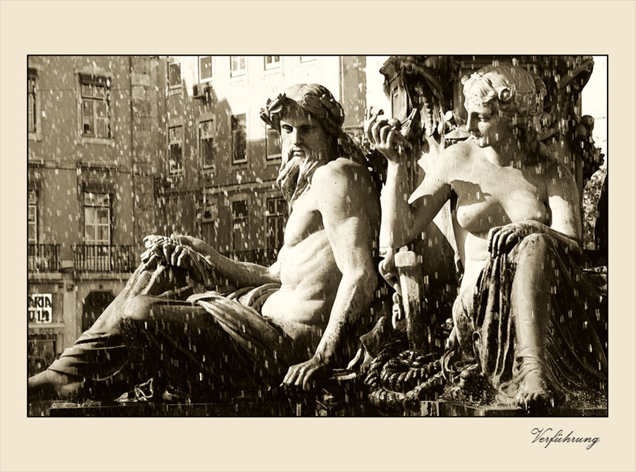 Brunnen am "Rossio"