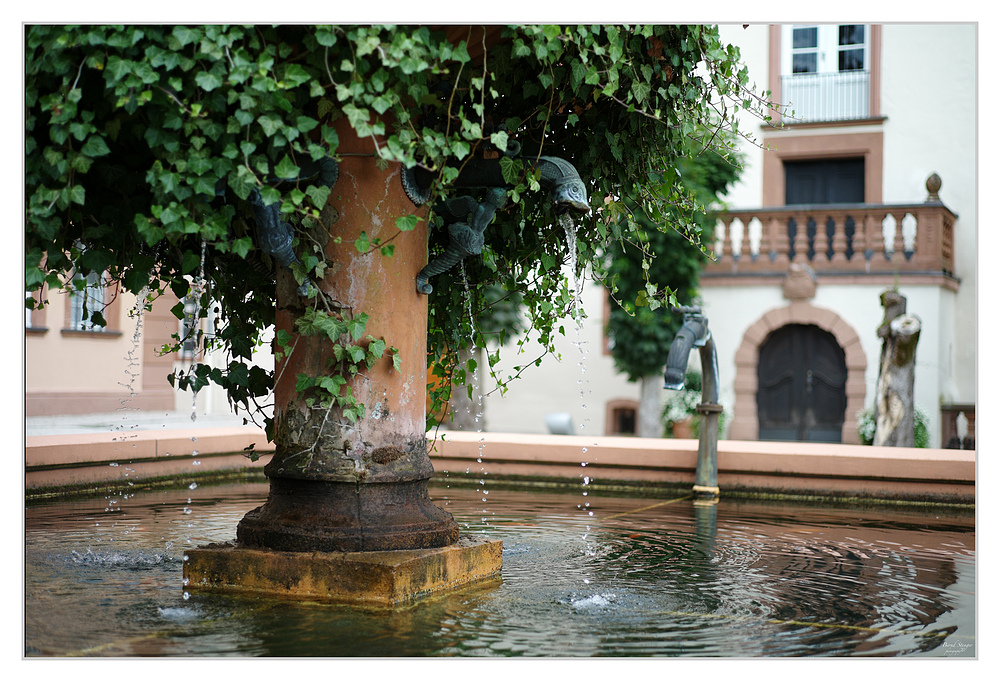 Brunnen am Schloss Berleburg