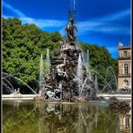 Brunnen am Schloss Herrenchiemsee