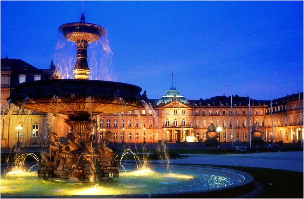 Brunnen am Stuttgarter Schlossplatz