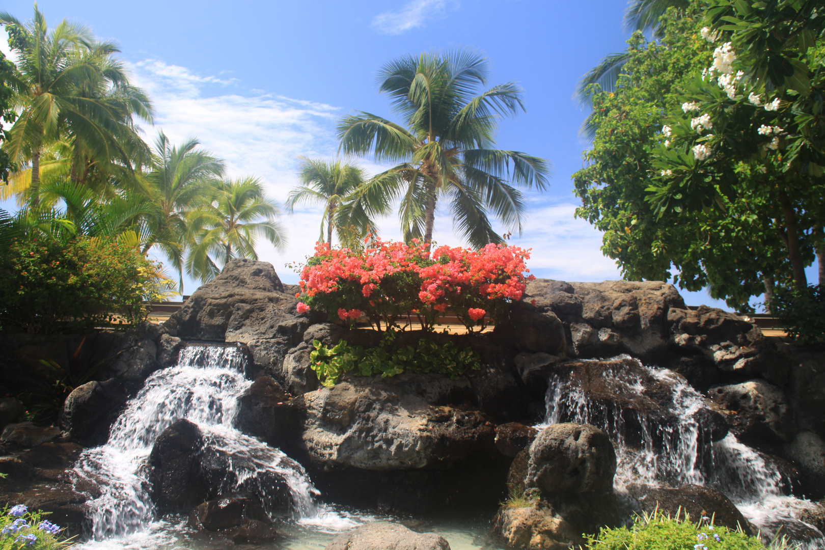 Brunnen am Waikiki-Beach