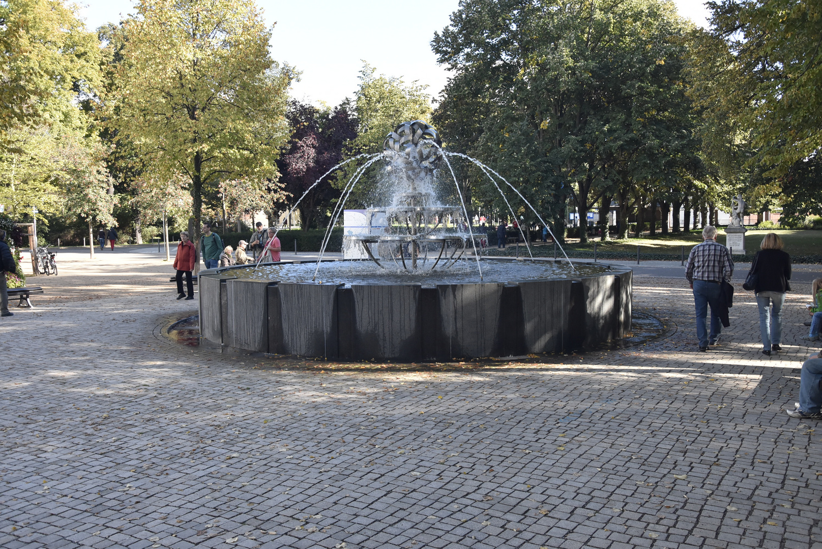 Brunnen an der Bismark Tersasse Brandenburg