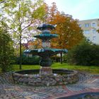 Brunnen an der Hundertwasserschule in Lutherstadt Wittenberg