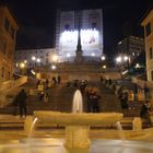 Brunnen an der Spanischen Treppe in Rom