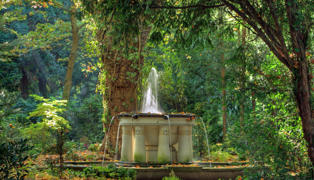 Brunnen auf dem Friedhof in Werl