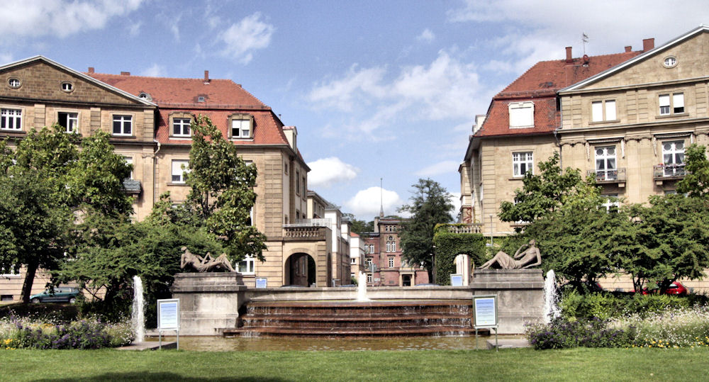 Brunnen auf dem Haydn-Platz