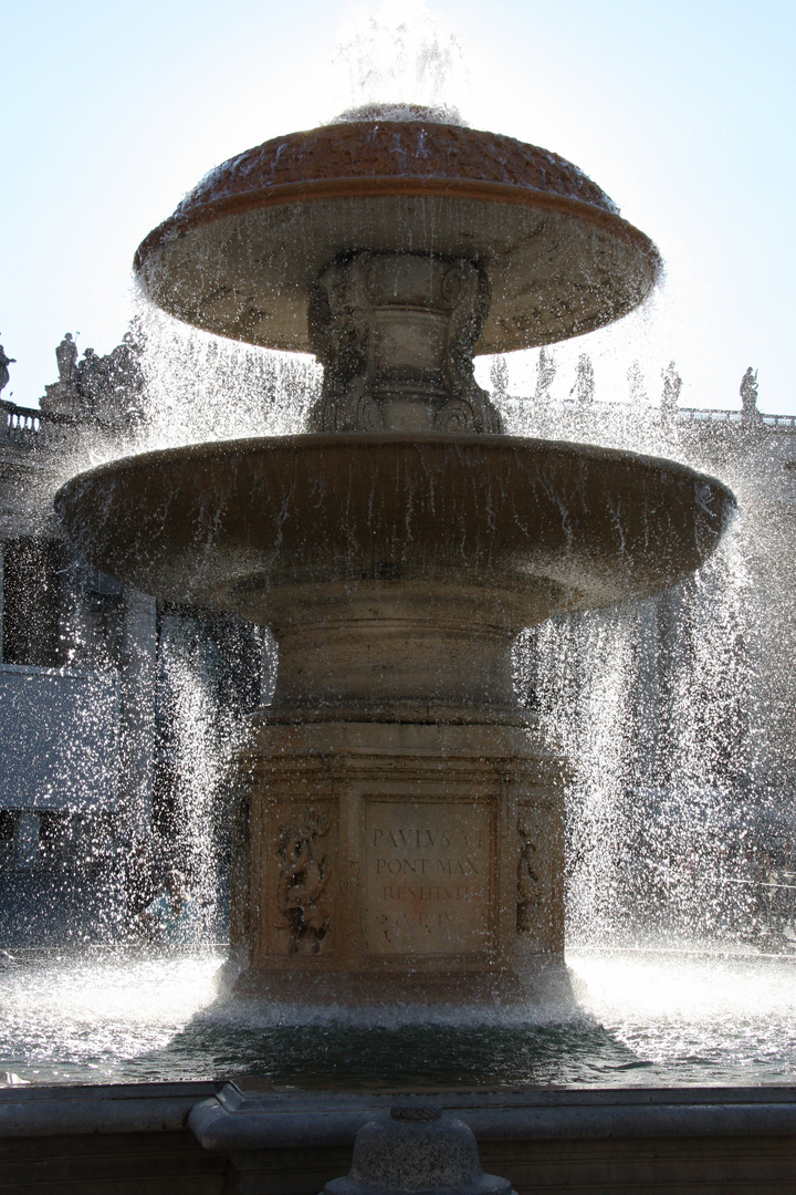 Brunnen auf dem Petersplatz