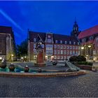 Brunnen auf dem Rathausplatz in Coesfeld