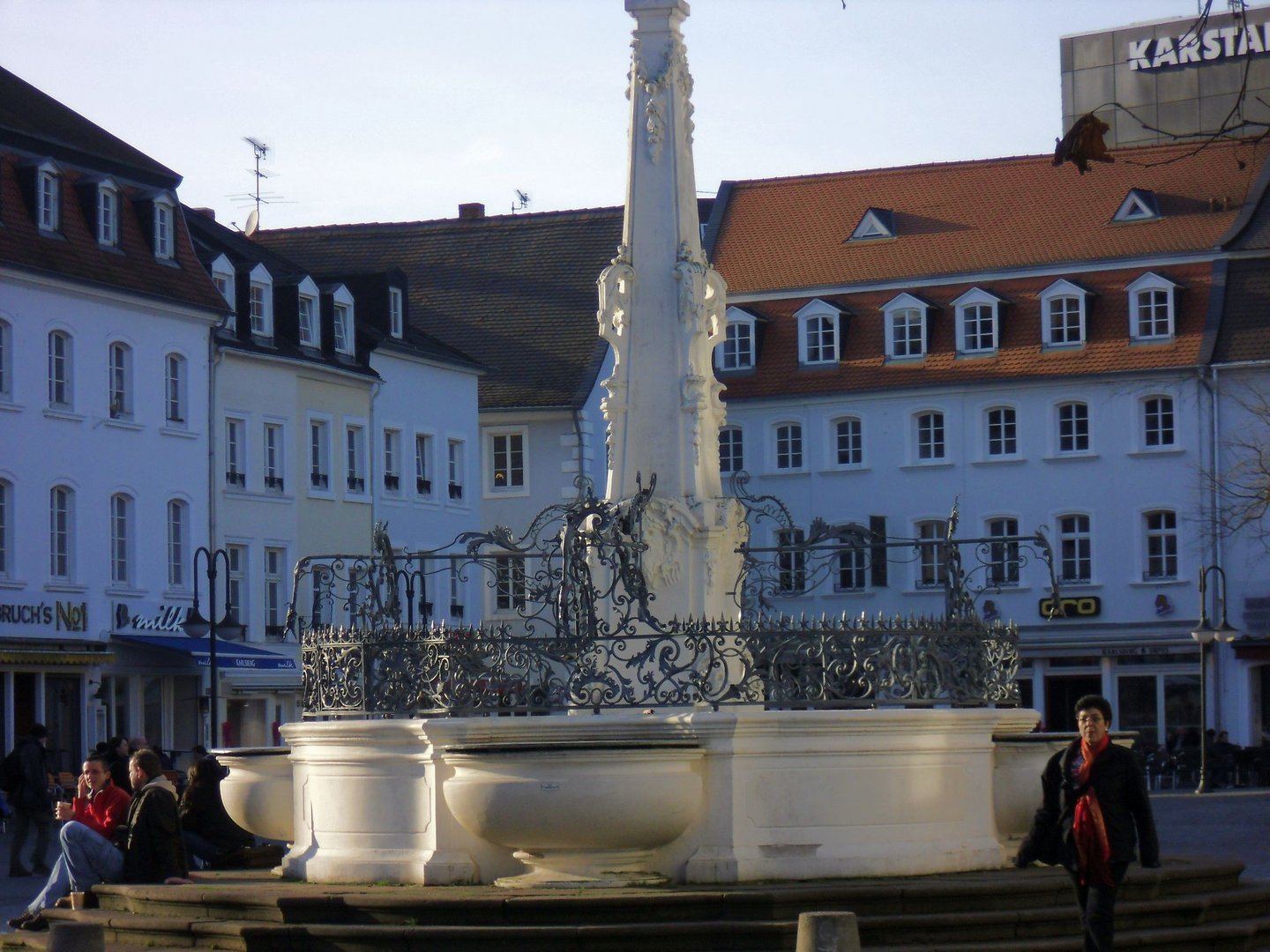 Brunnen auf dem St. Johanner Markt in Saarbrücken