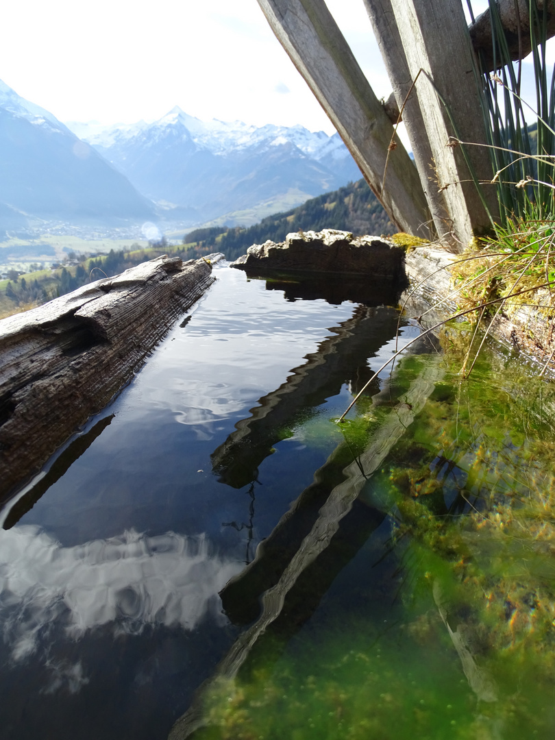 Brunnen auf der Alm