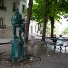 Brunnen auf Montmartre (*Kl)