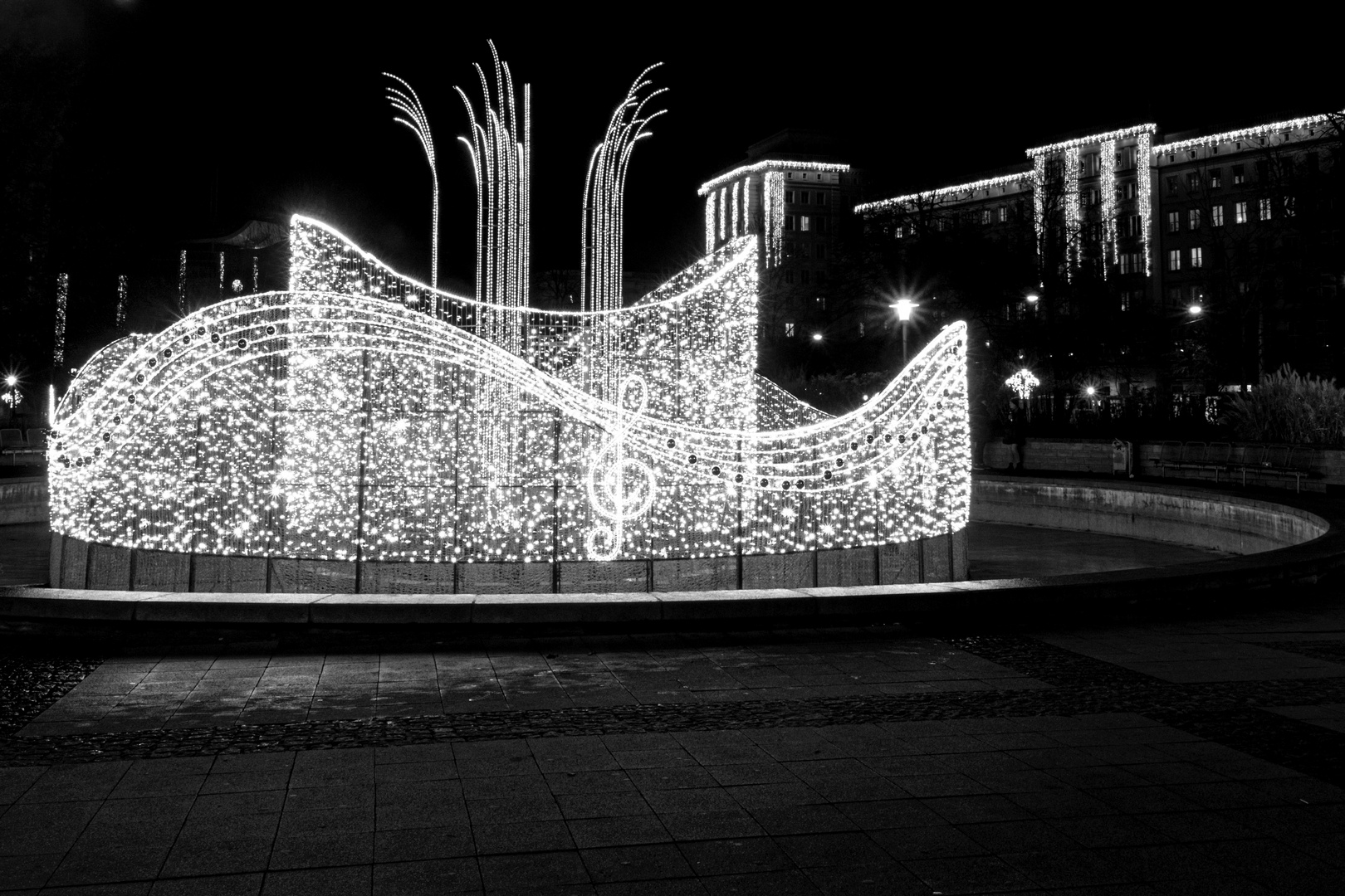 Brunnen aus Licht