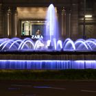 Brunnen bei Nacht in Barcelona