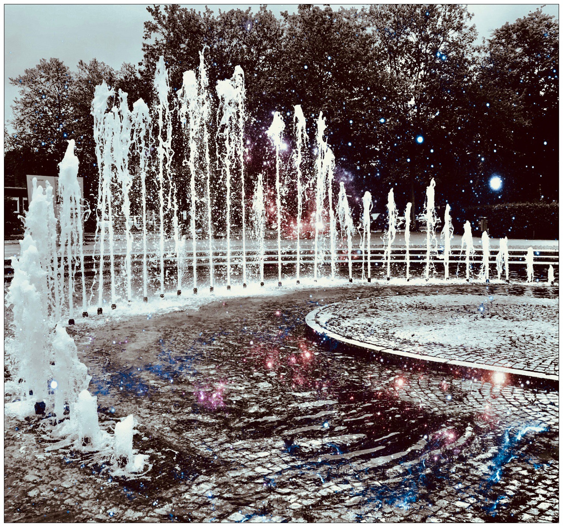 Brunnen beim Wochenmarkt