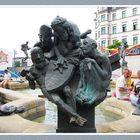 Brunnen-Detail in Halle