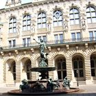 Brunnen  Hamburger Rathaus