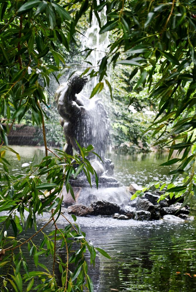 Brunnen im Burggarten