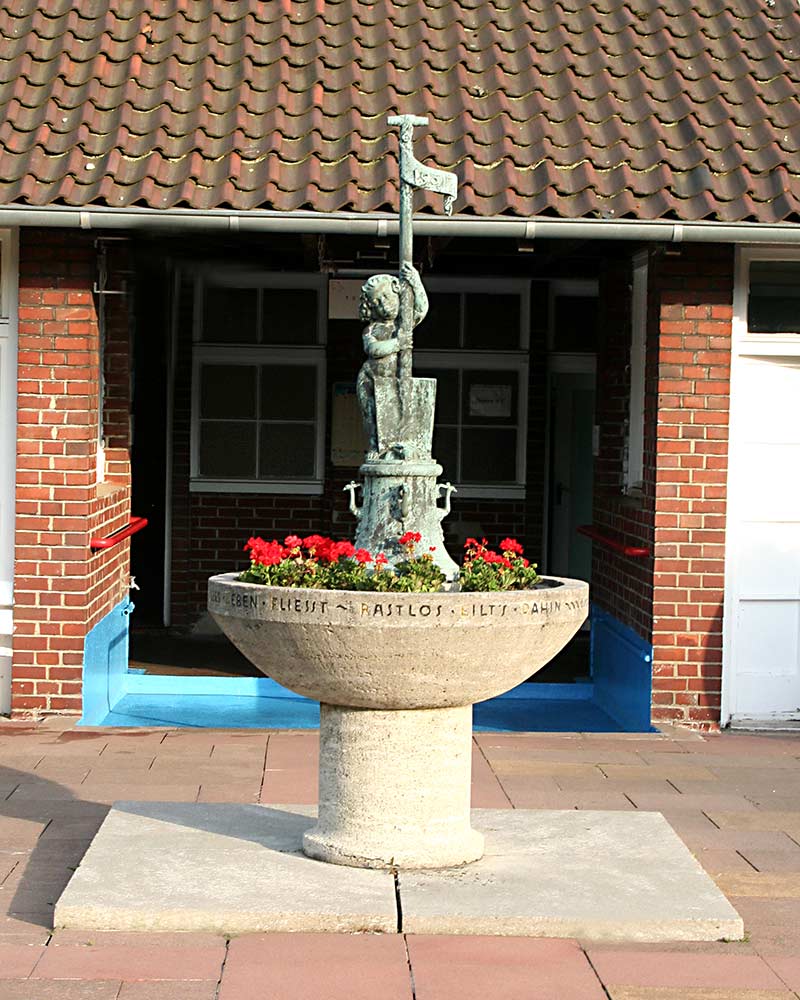 Brunnen im Freibad Stockheide