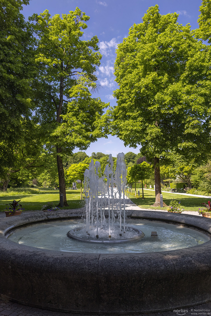 Brunnen im Garten