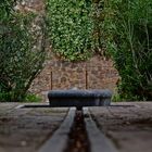 brunnen im garten der alten moschee zu toledo, ostern 2011