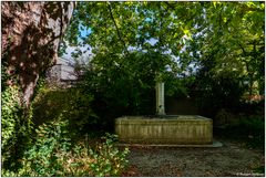 Brunnen im Garten des Missionshauses