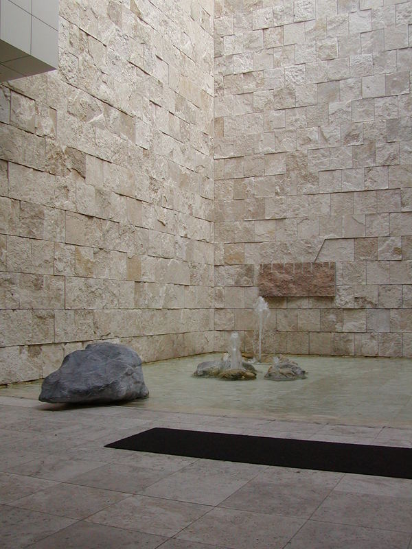 Brunnen im Getty Center