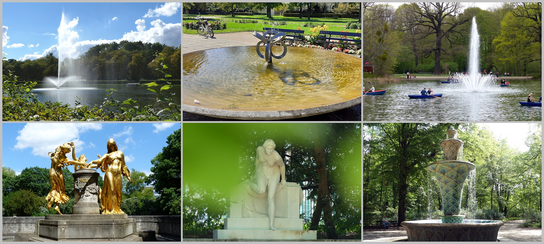 Brunnen im Großen Garten in Dresden