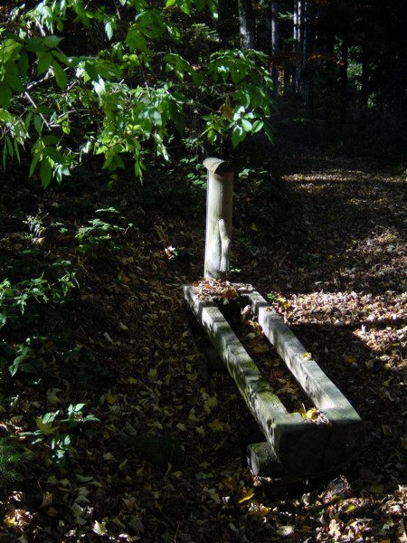 Brunnen im Herbst