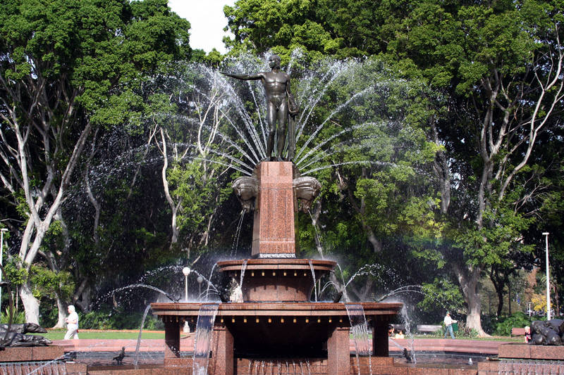 Brunnen im Hyde Park Sydney