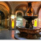 Brunnen im Innenhof des Palais Ferstel, Wien