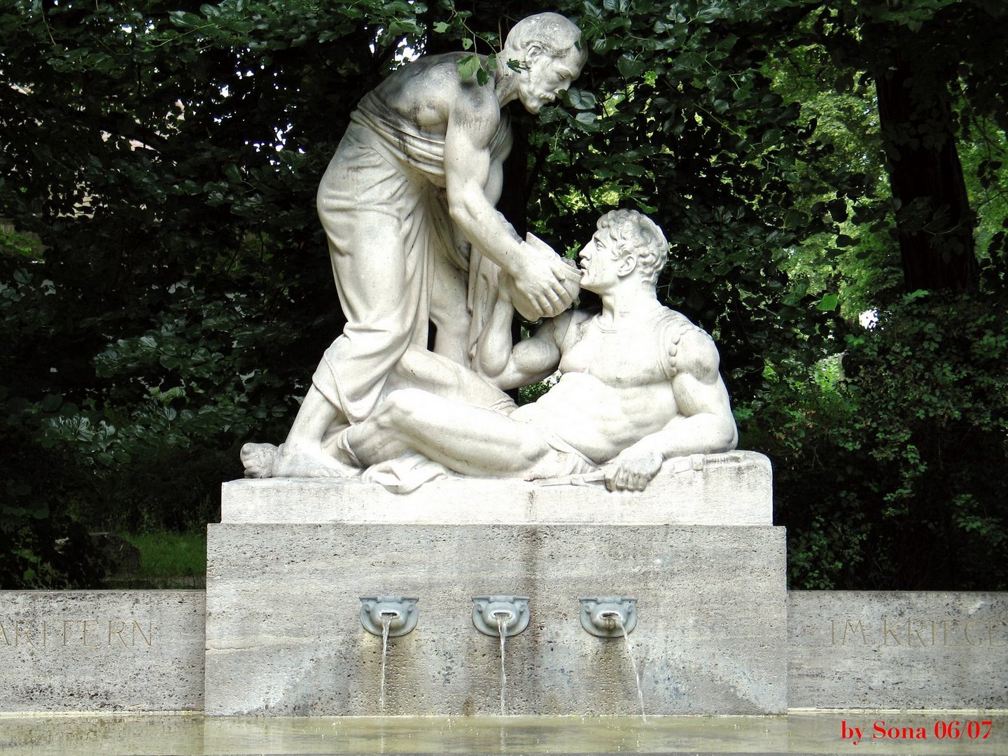 Brunnen im Kurpark Bad Homburg