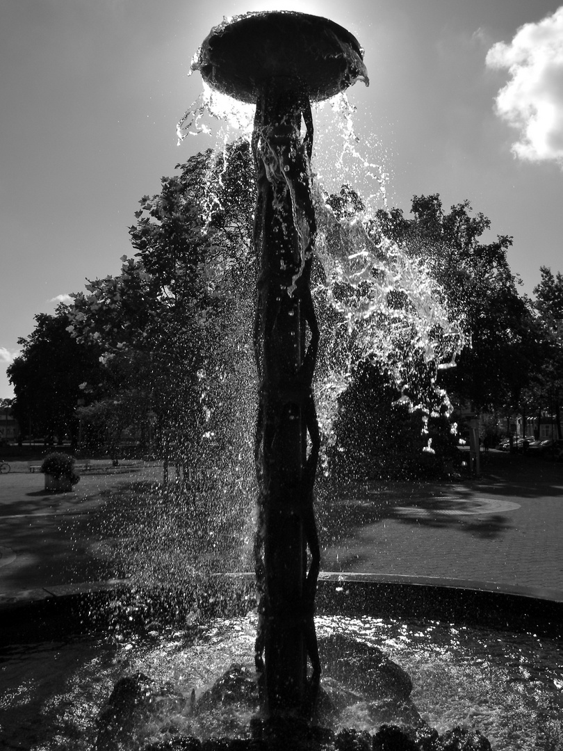 Brunnen im Kurpark von Bad Rothenfelde, 26.9.2015