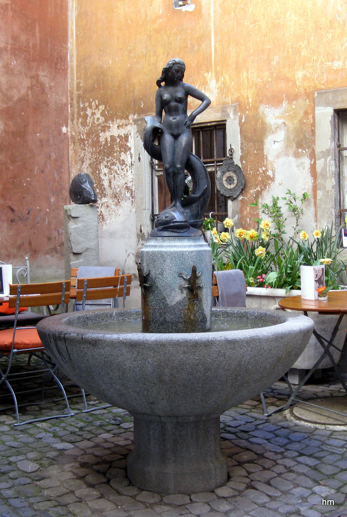 Brunnen im Museumscafe Lindau