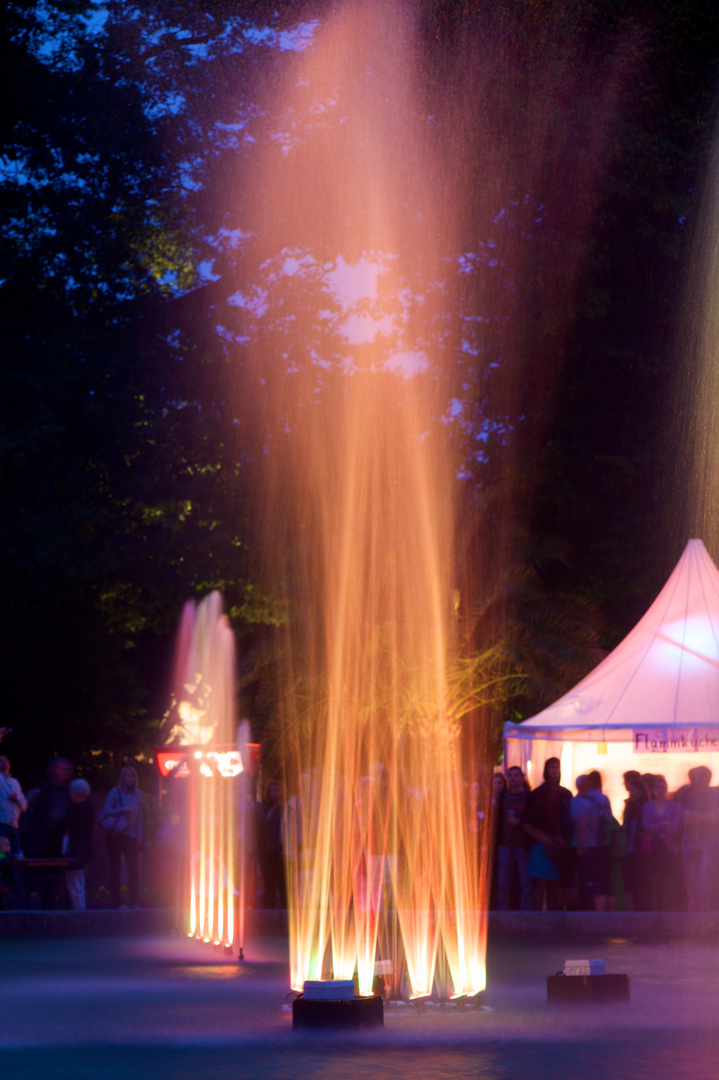 Brunnen im Palmengarten in Frankfurt