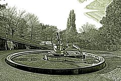 Brunnen im Park