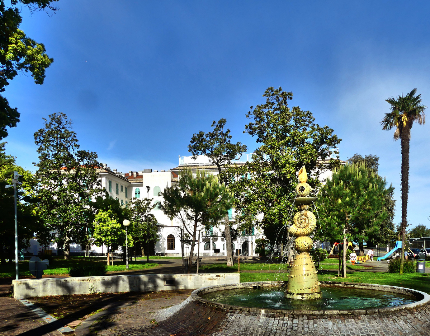 Brunnen im Park