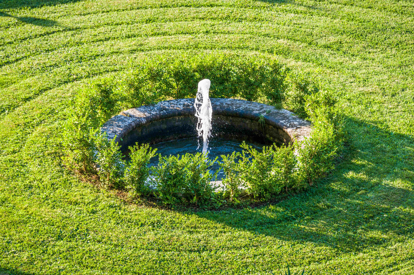 Brunnen im Schloss Miramare, Friaul