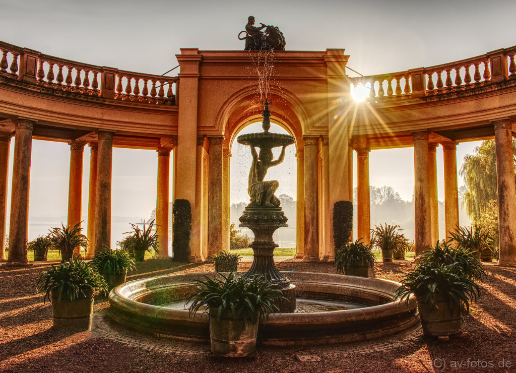 Brunnen im Schweriner Schlossgarten