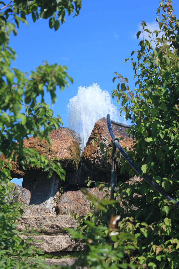 Brunnen im Stadtpark in Leonberg