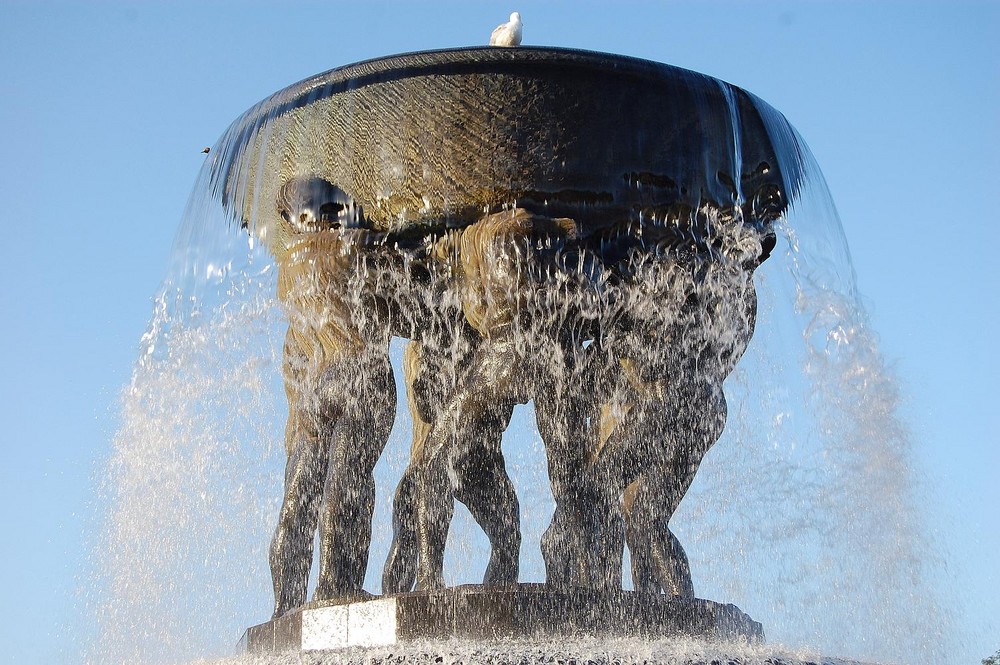 Brunnen im Vigeland-Park (Oslo)