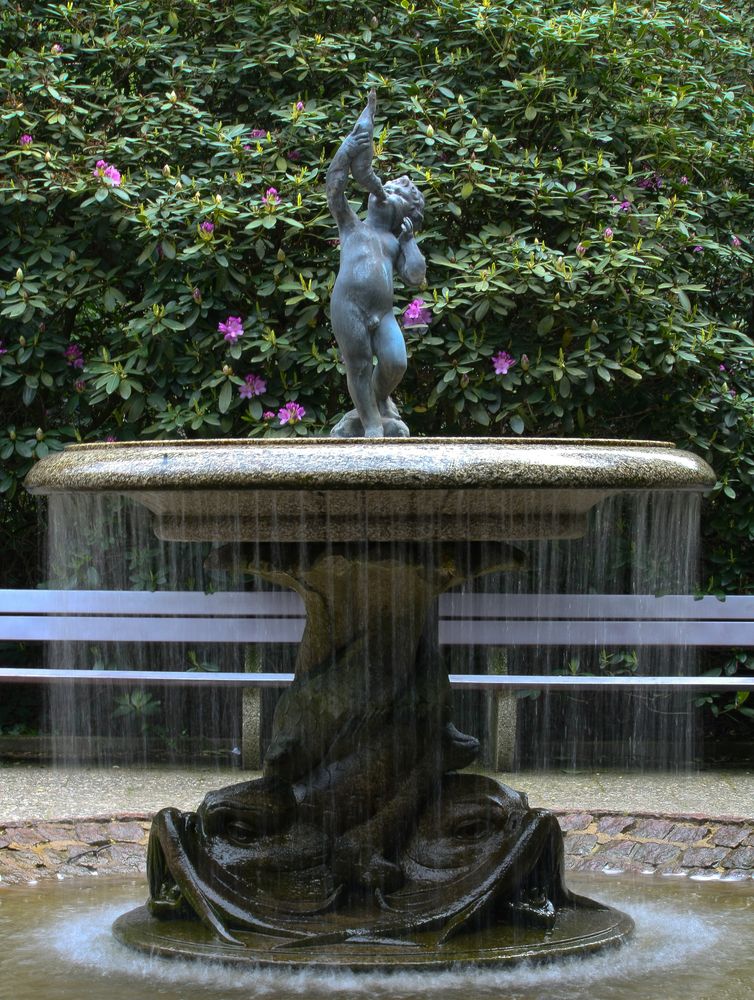 Brunnen im Vogelpark Walsrode