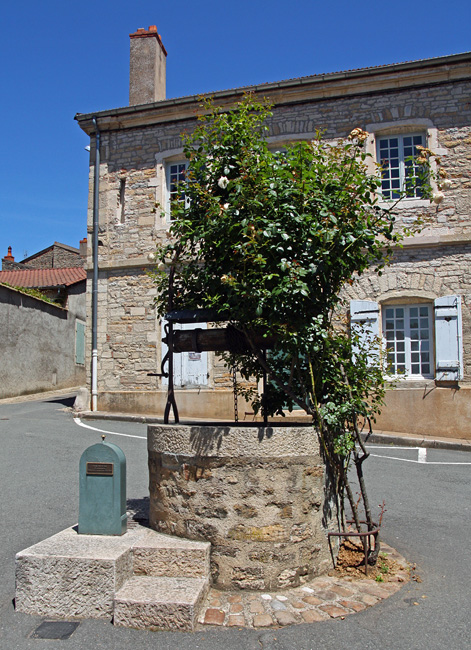 Brunnen in Cluny im Burgund