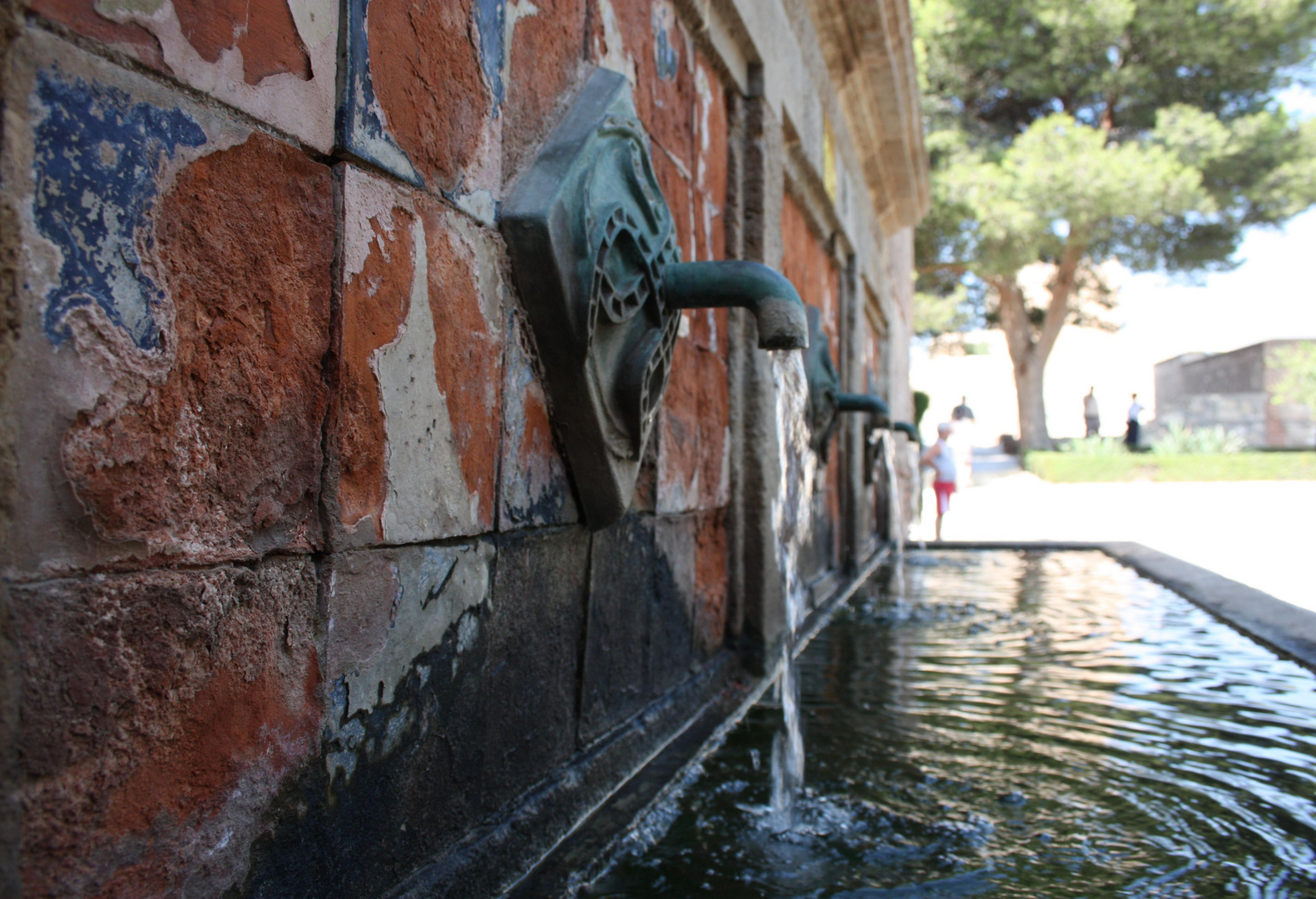 Brunnen in der Alcazaba in Almeria