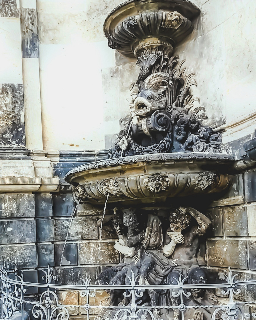 Brunnen in Dresden Altstadt?