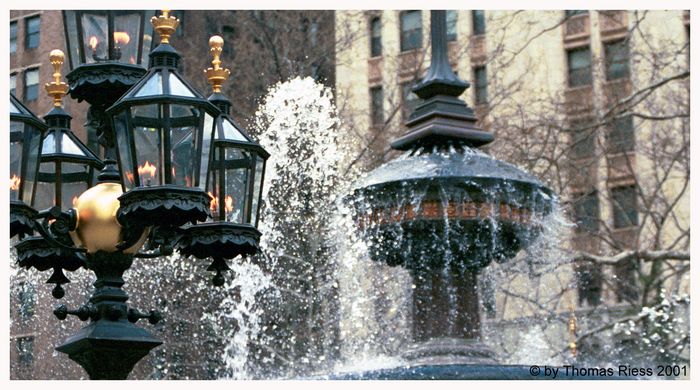 Brunnen in NY