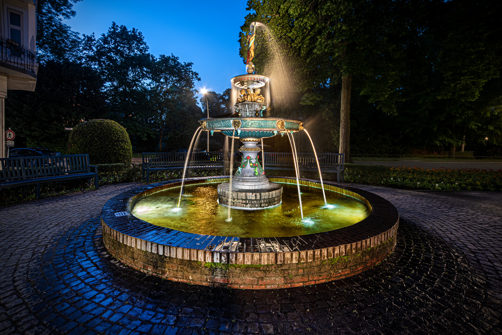 Brunnen Kaiser-Wilhelm-Platz Bergedorf