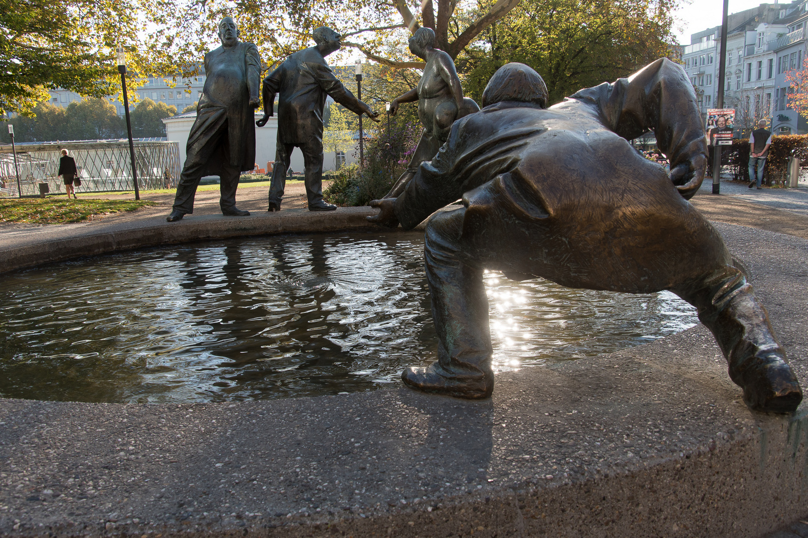 Brunnen "Kreislauf des Geldes"