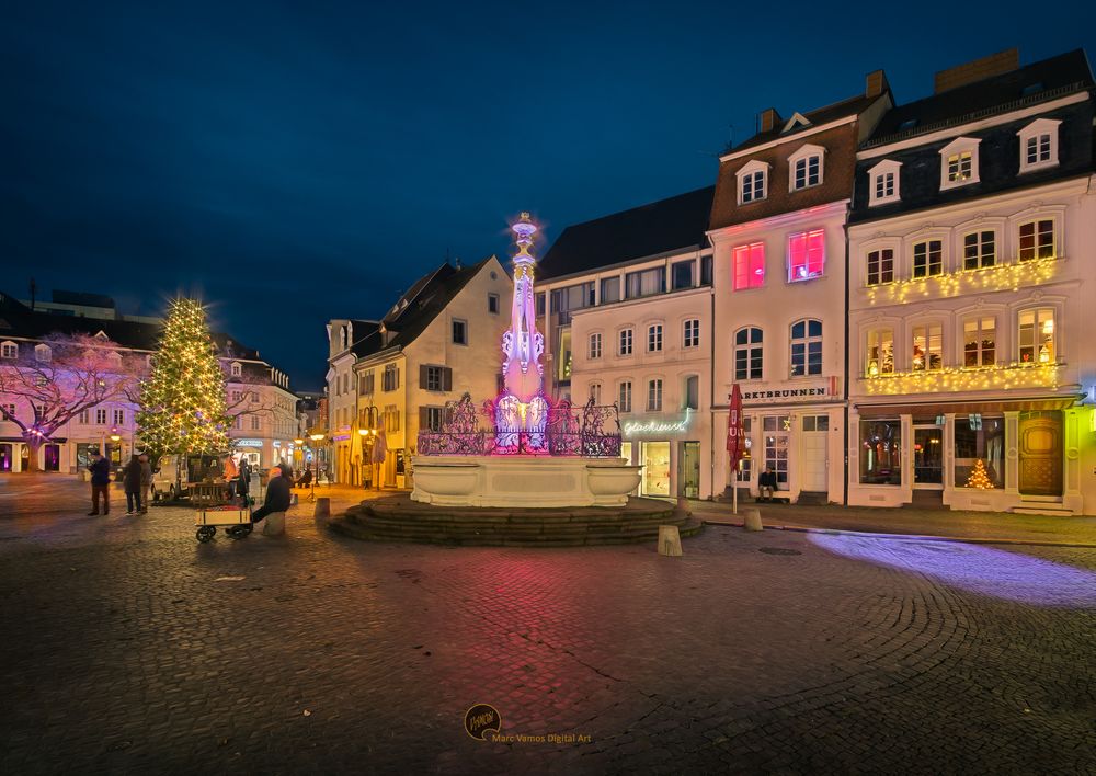 Brunnen meets Weihnachtsbaum