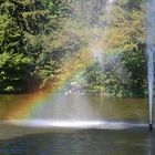 Brunnen mit Regenbogen