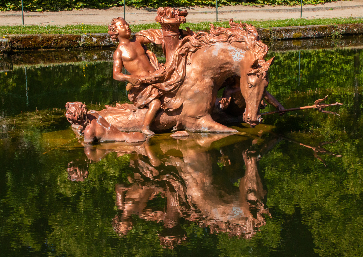 Brunnen  Schloss La Granja